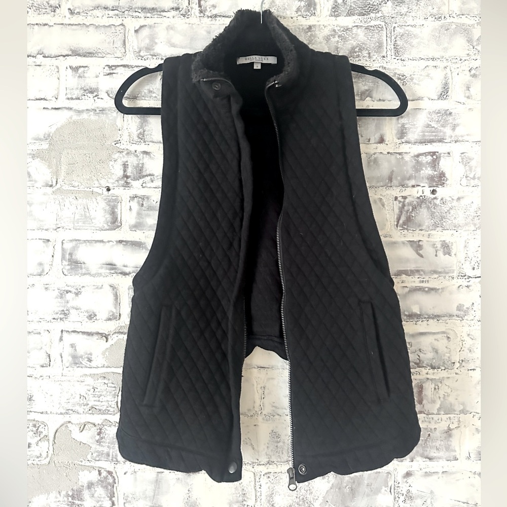 Bella Luca | Quilted Black Vest
